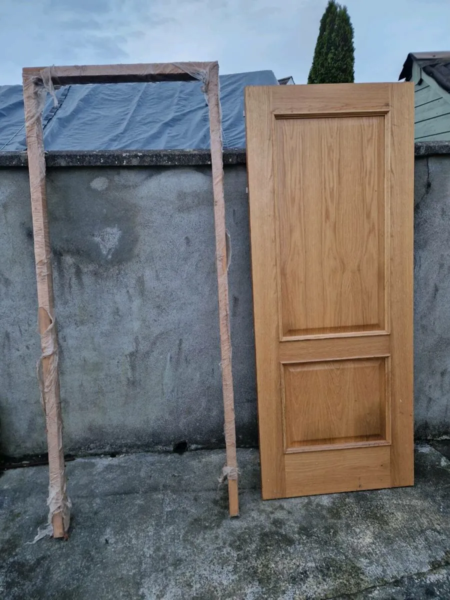 Solid Wood Door & Frame - Image 1