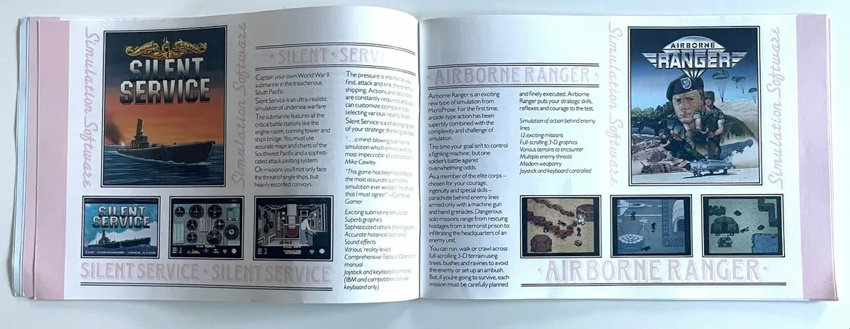 RARE MICROPROSE 1988 Catalog - Gaming Software - Image 3
