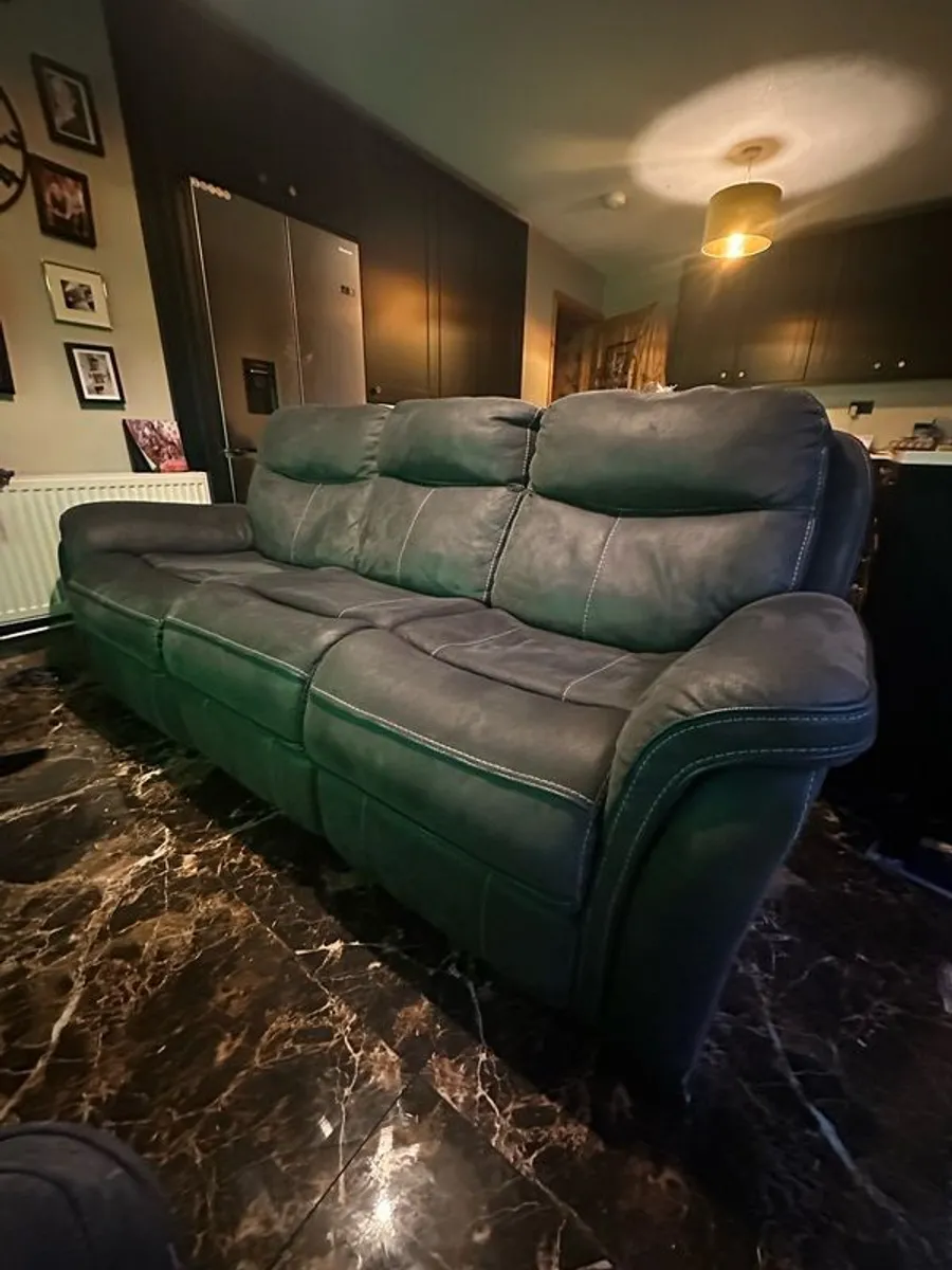 grey suede recliners - Image 3