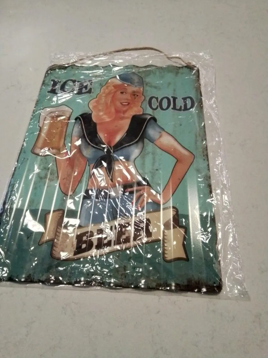 3 Metal kitchen signs - Image 3