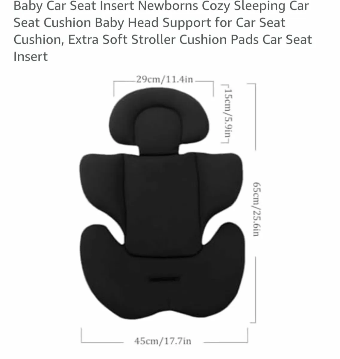 Newborn car seat insert - Image 3