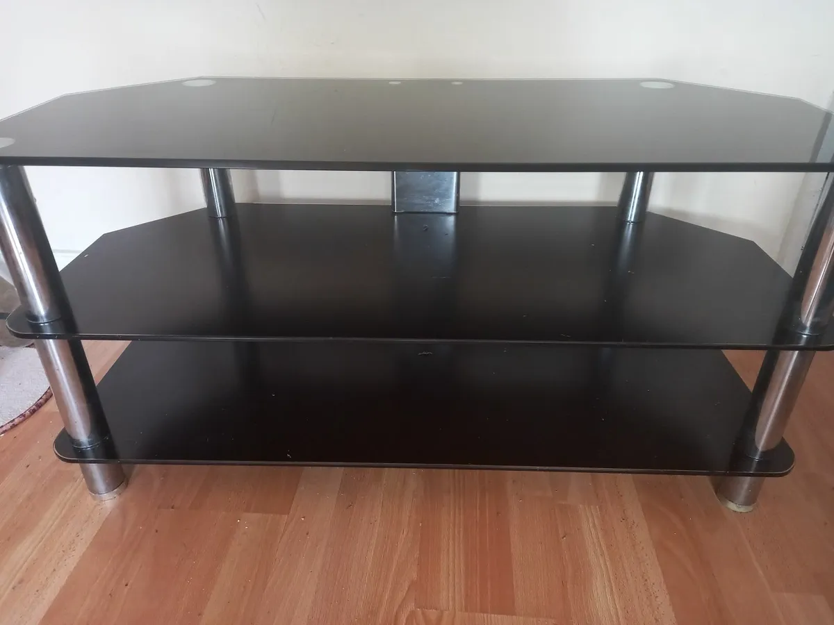 Free Glass tv table and coffee table - Image 1
