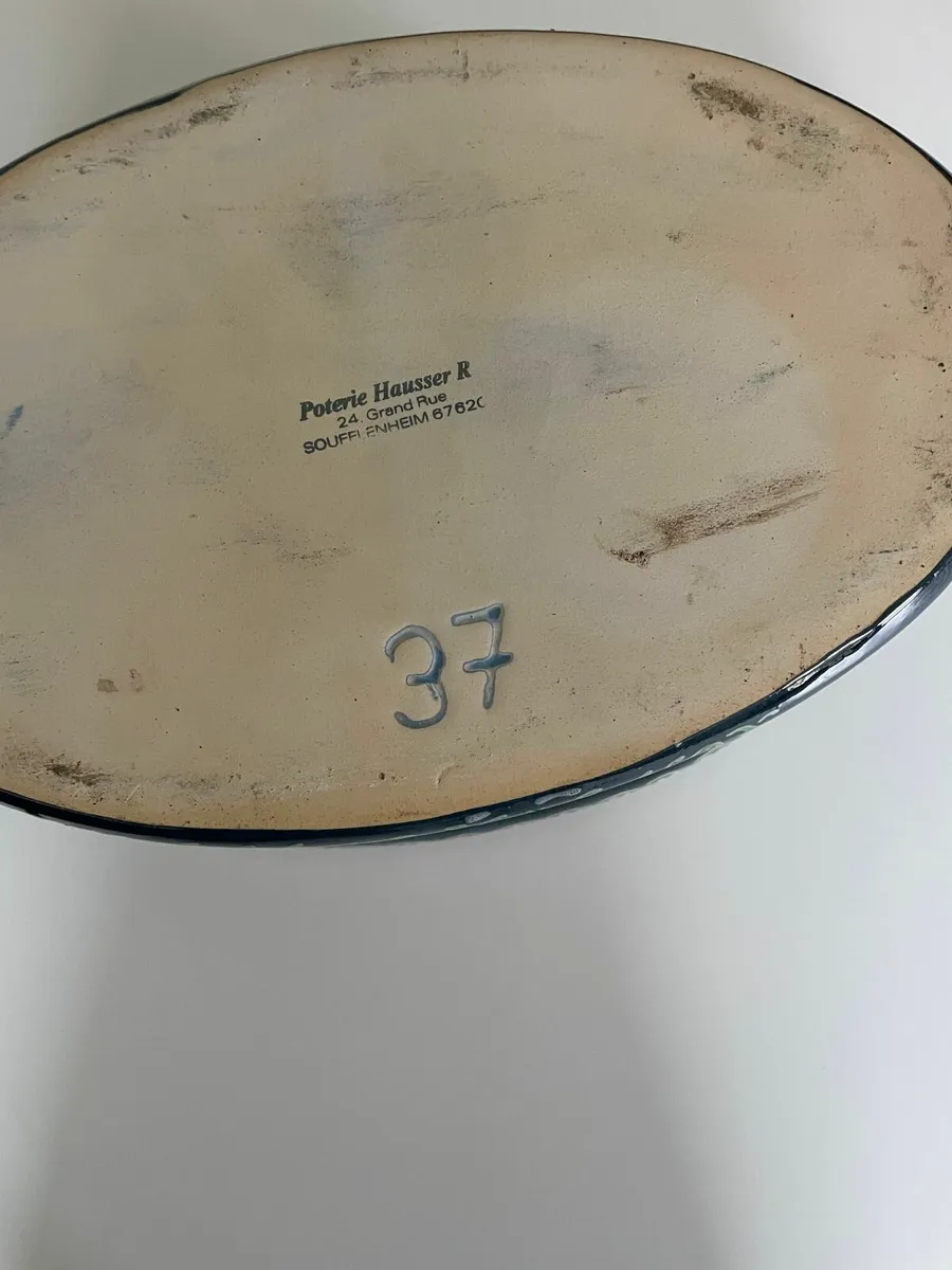 BIG Vintage French Ceramic Dish - Image 4