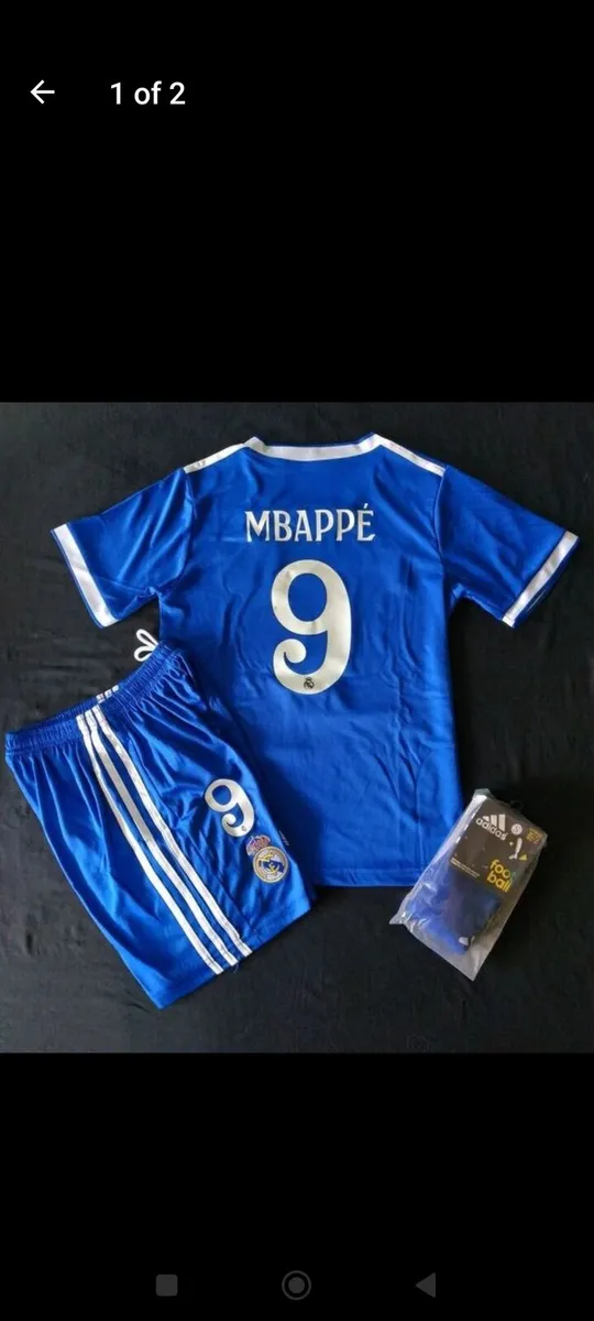 REAL MADRID ( AWAY/ MBAPPE 9) ,SIZE 12/13 YRS - Image 1