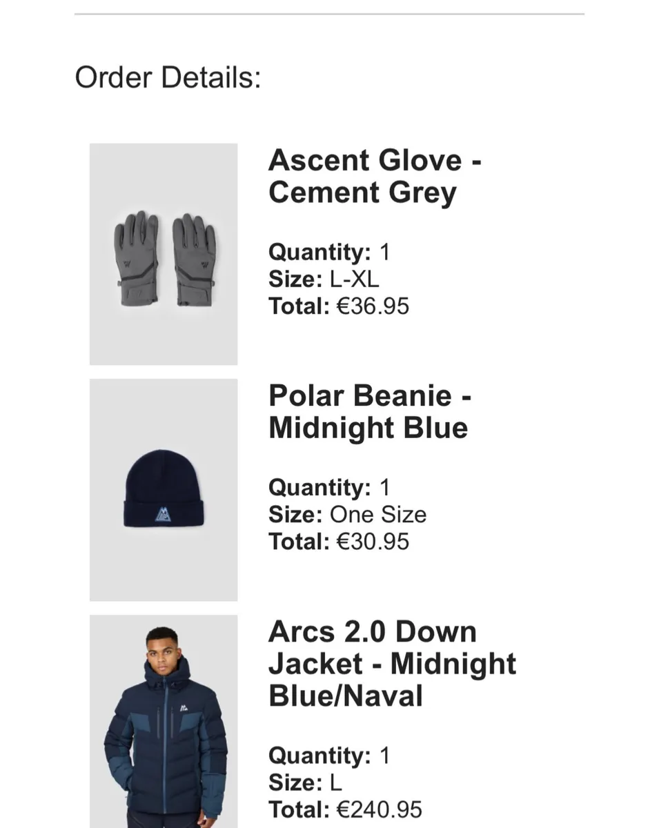 Montirex coat, hat and gloves - Image 3