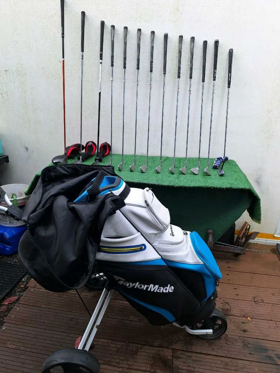Golf clubs. Full set, bag and trolley - Image 2