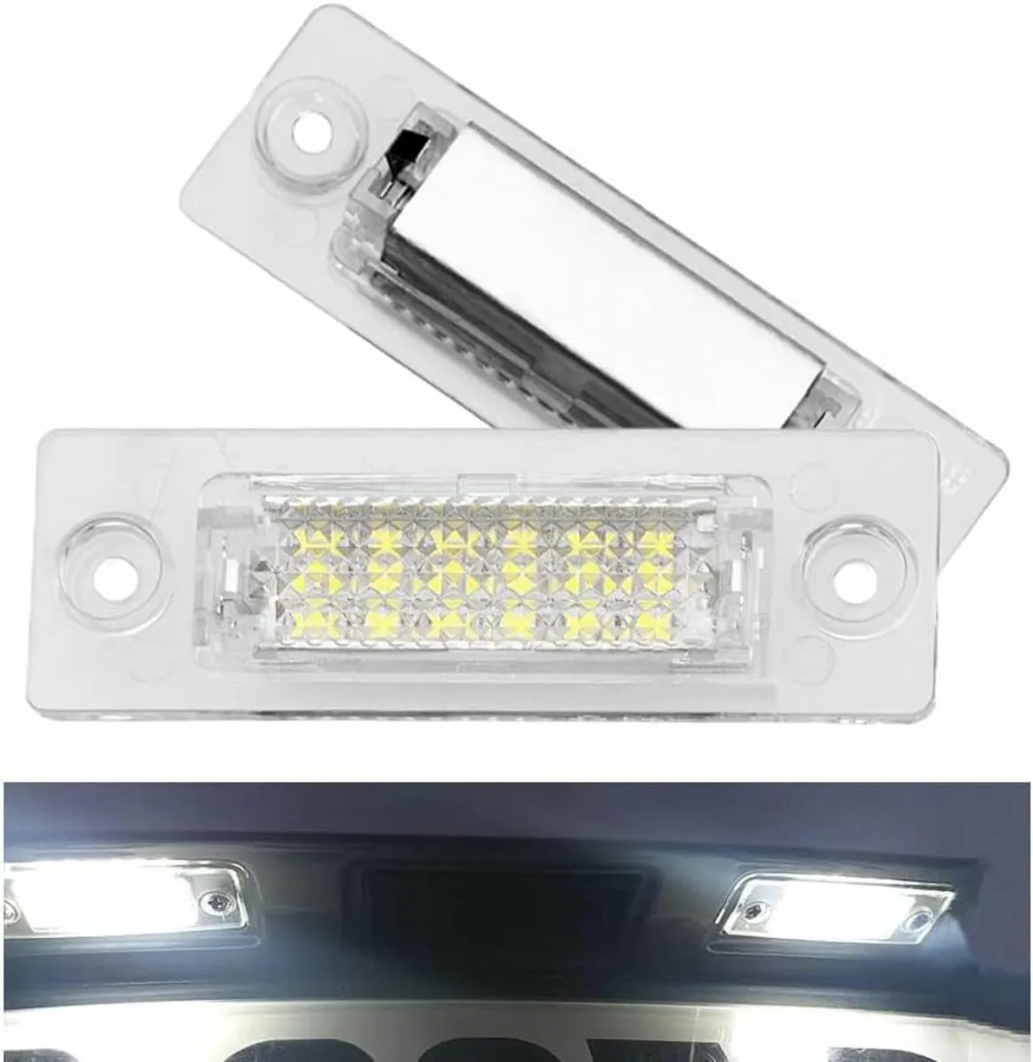 Rear Number Plate Light For VW T5 Caddy Golf Jetta