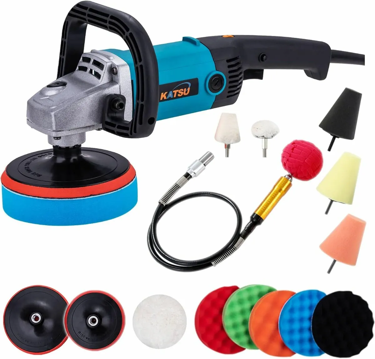 Electric Car Polisher, 1200W 150mm 180mm Electric