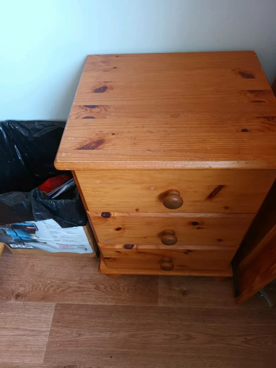 Chest Drawers and wardrobe and bedside locker - Image 3