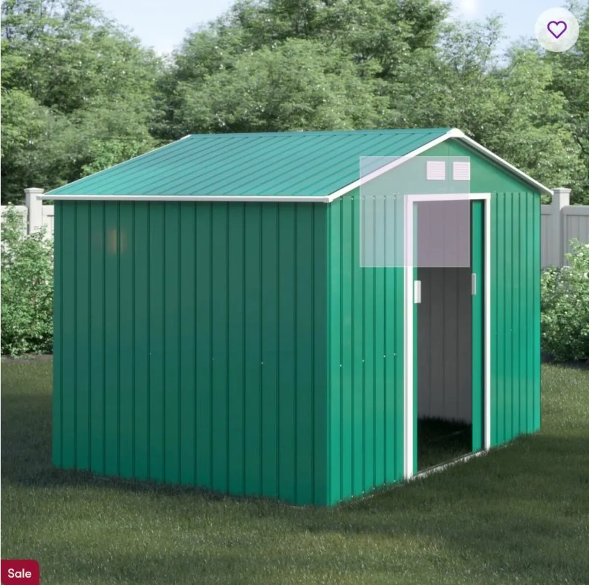 Garden Metal Shed ...size: 9X6 foot - Image 1
