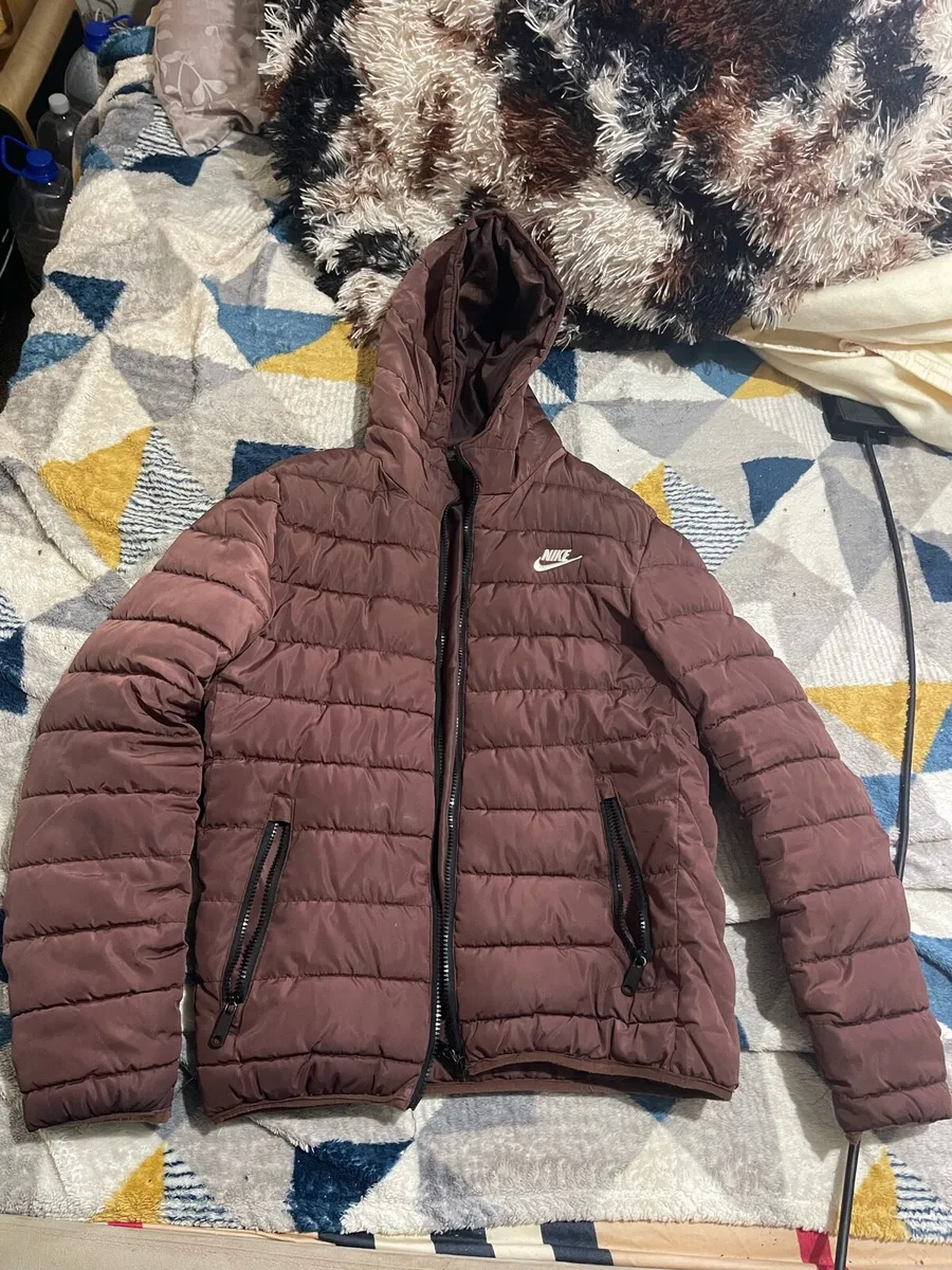 Nike Burgundy Coat - Image 1