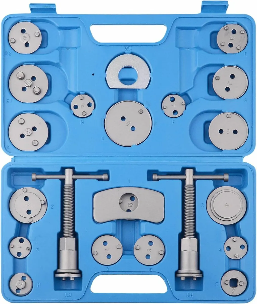 22pcs Heavy Duty Disc Brake Caliper Tool Set and W