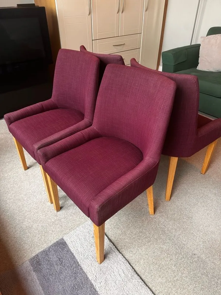 4 Beautiful Dining Chairs - Image 4