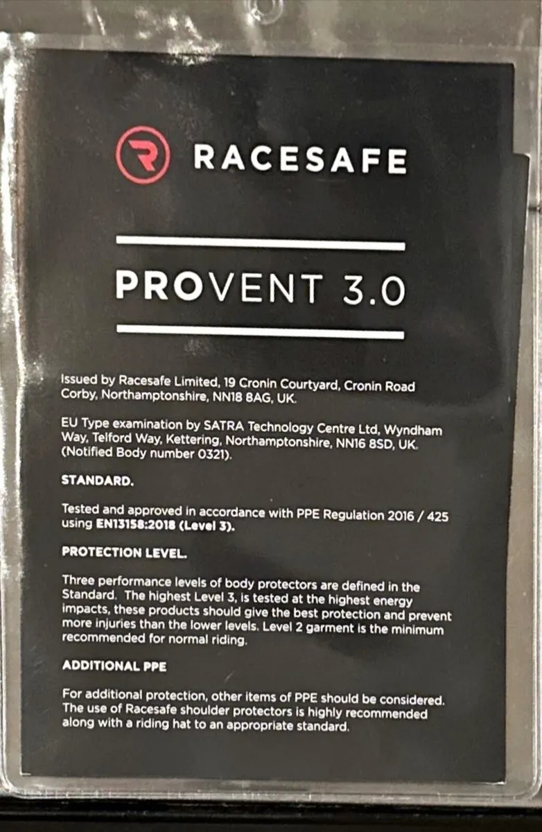 Body Protector ProVent 3.0 Child Small / Regular - Image 2