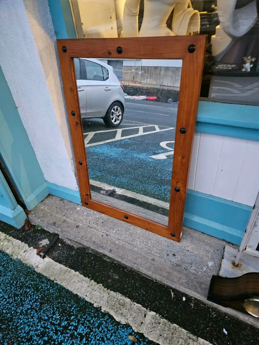 Pine Framed Mirror - Image 1