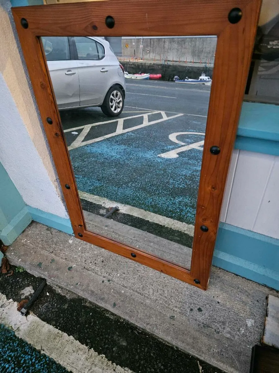 Pine Framed Mirror - Image 2