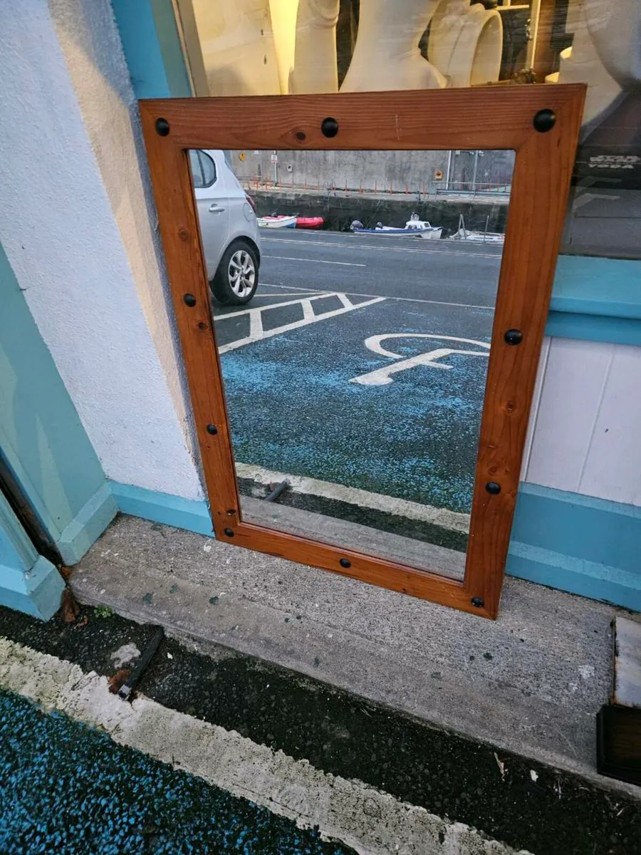 Pine Framed Mirror - Image 3