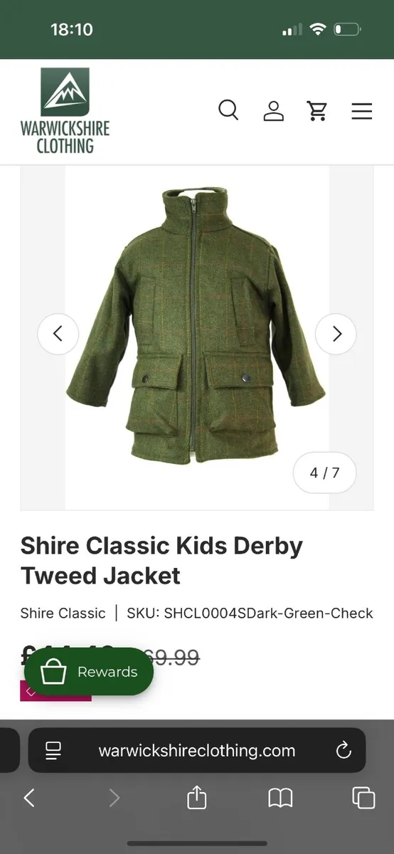 Showing Tweed Jacket and Waistcoat Child 2-3yrs - Image 2