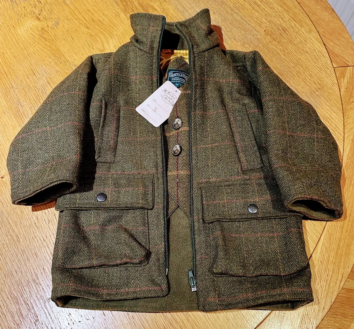 Showing Tweed Jacket and Waistcoat Child 2-3yrs - Image 1