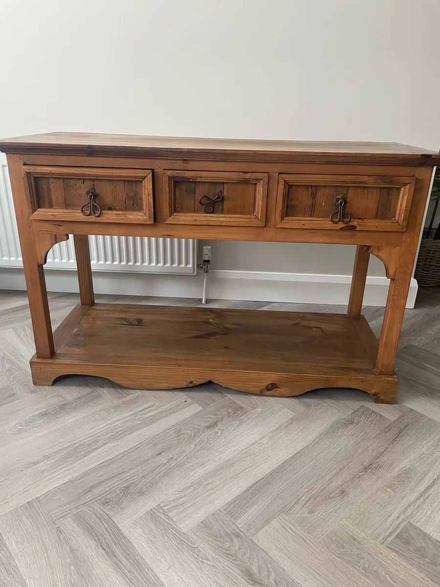 Mexican Pine Console Table - Image 2