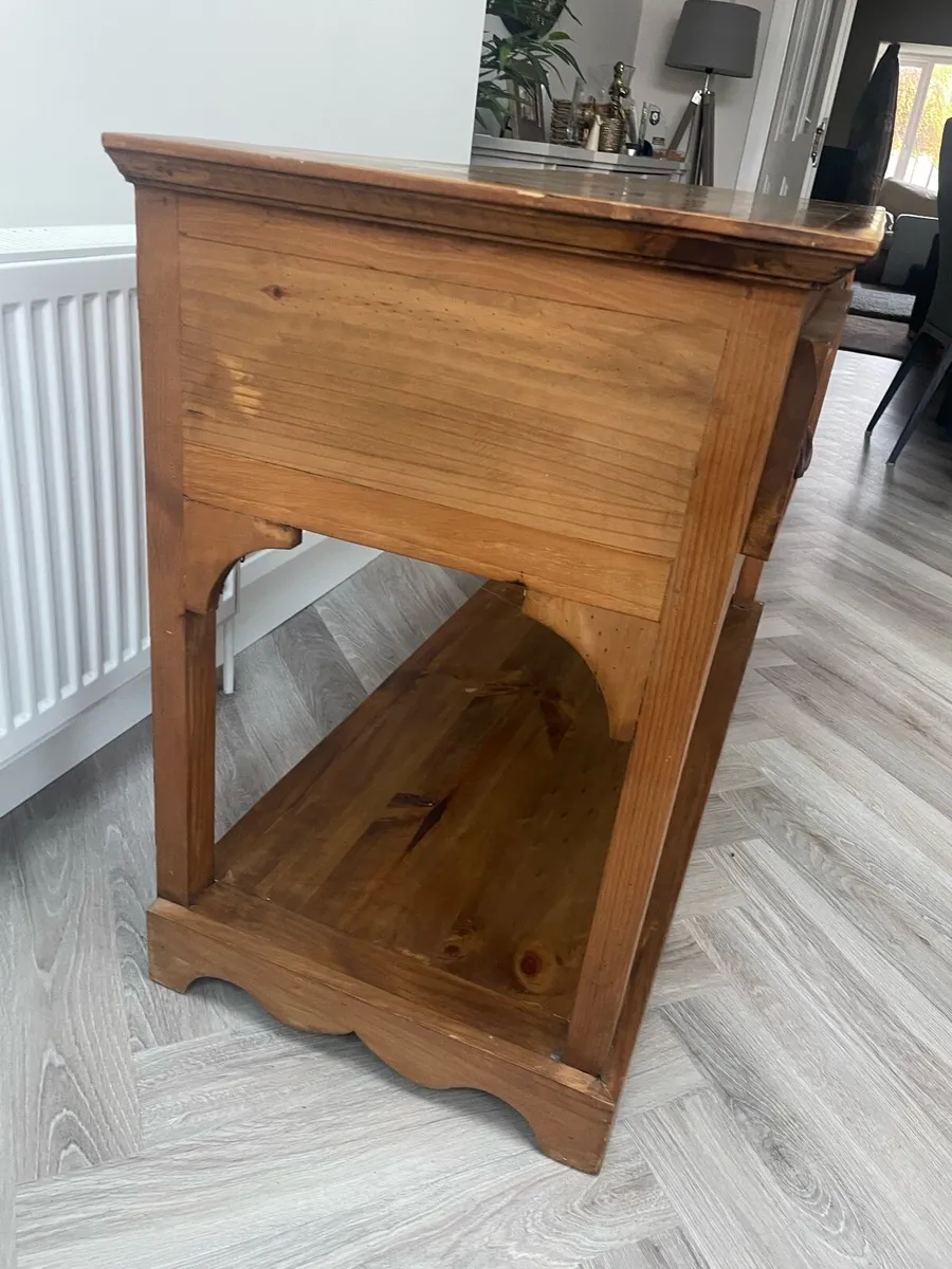 Mexican Pine Console Table - Image 3