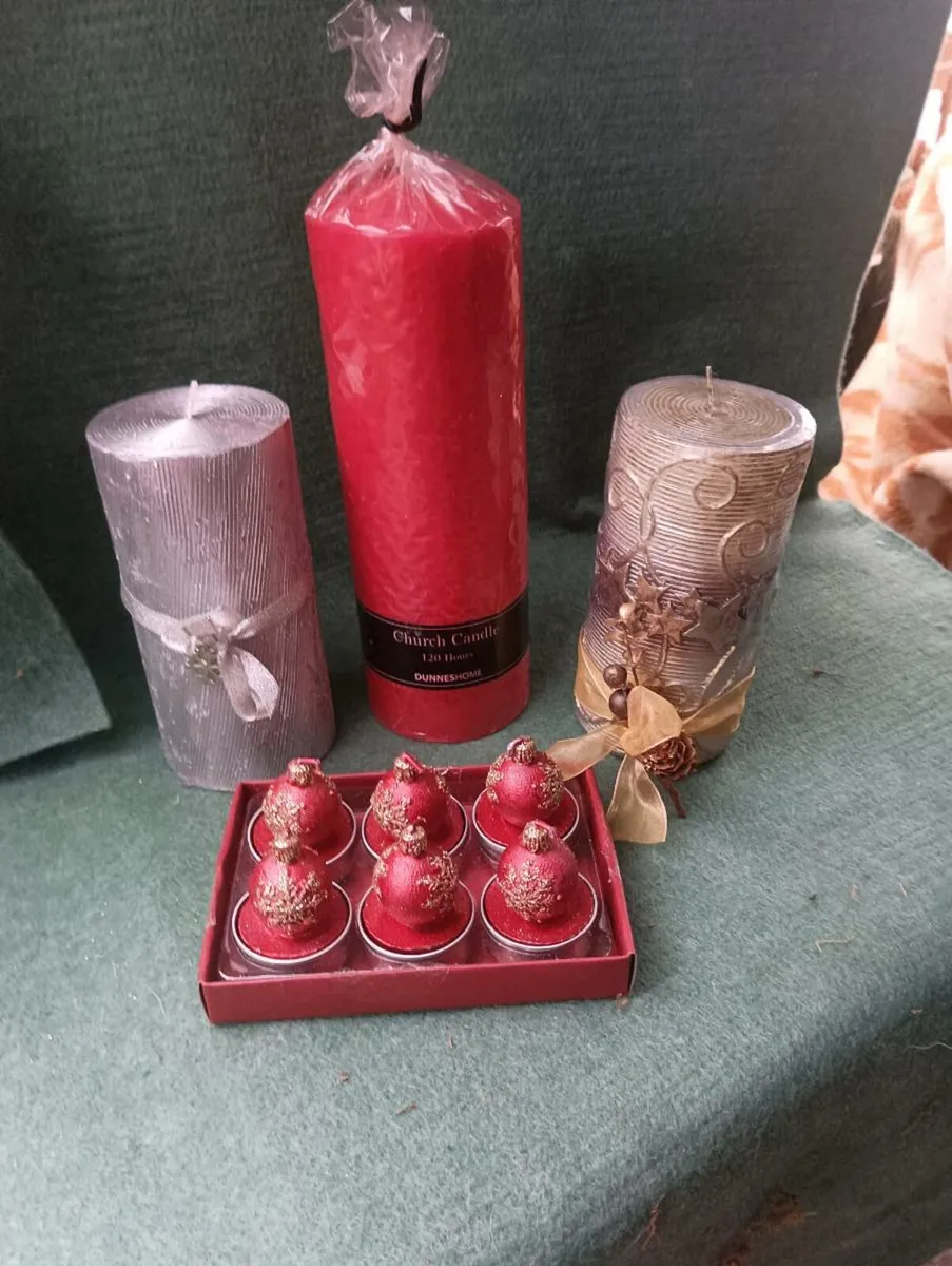 Candle holders as new lovely for Christmas coming - Image 1