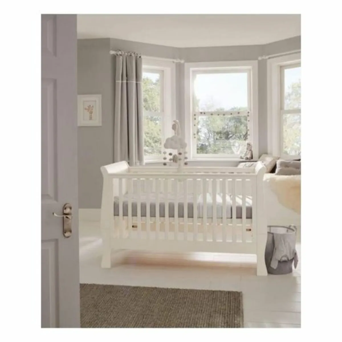 Mamas and Papas Mia Sleigh Cot / Bed - Image 3