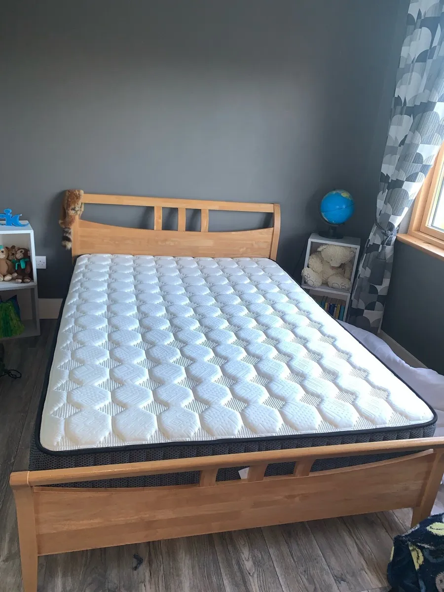 Bed frame and mattress - Image 1