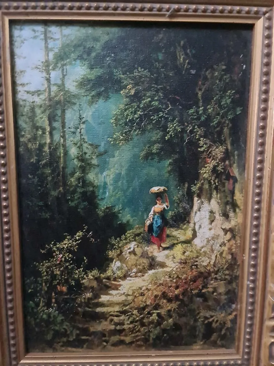 Vintage oil on canvas painting FREE POSTAGE - Image 4