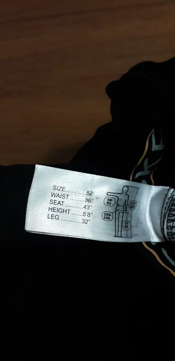 Snickers trousers 36 x 32 black - Image 1