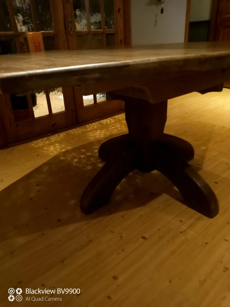 Hard wood table - Image 2