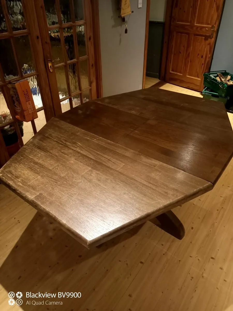 Hard wood table - Image 1