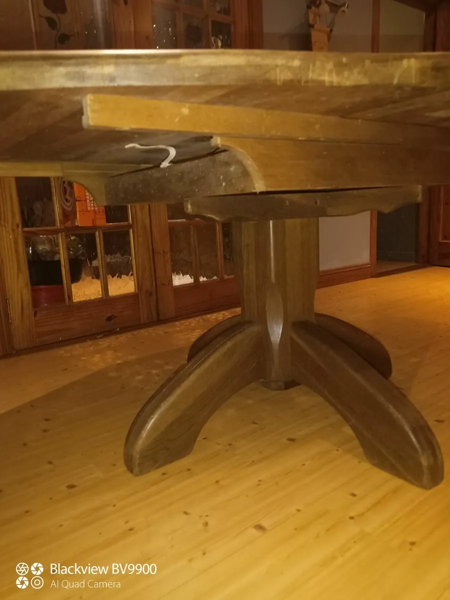 Hard wood table - Image 3