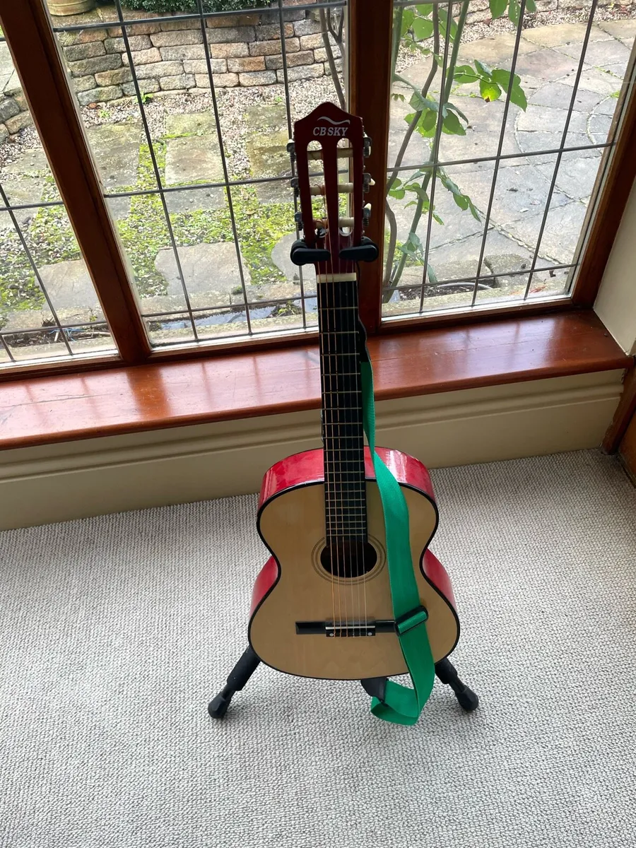 Guitar and Stand - Image 1
