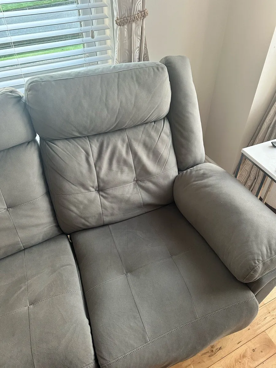 Grey sofa and armchair - Image 3