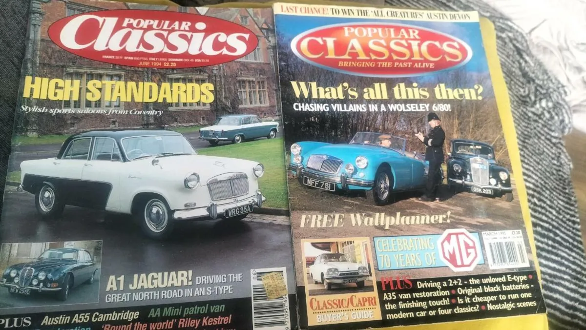 VINTAGE CAR MAGAZINES 4 EUROS EACH - Image 2