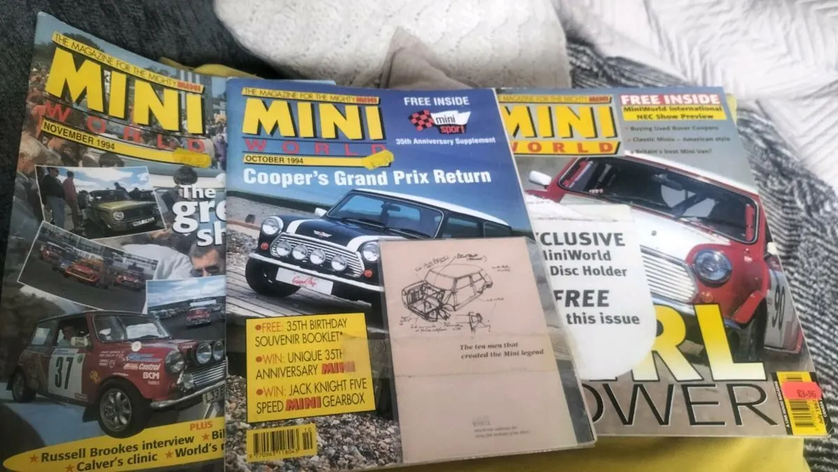 VINTAGE CAR MAGAZINES 4 EUROS EACH - Image 3