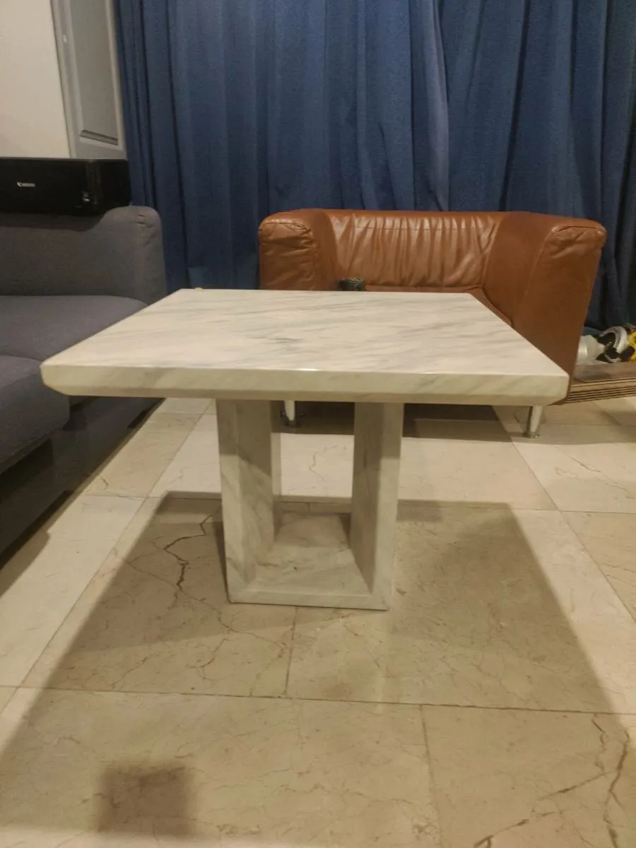 Solid Marble coffee table - Image 2