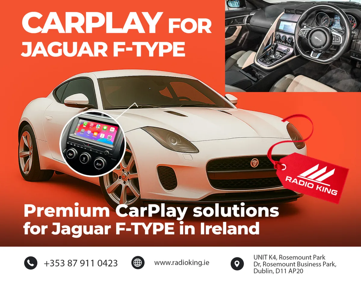 Apple CarPlay Box Upgrade for Jaguar F-TYPE