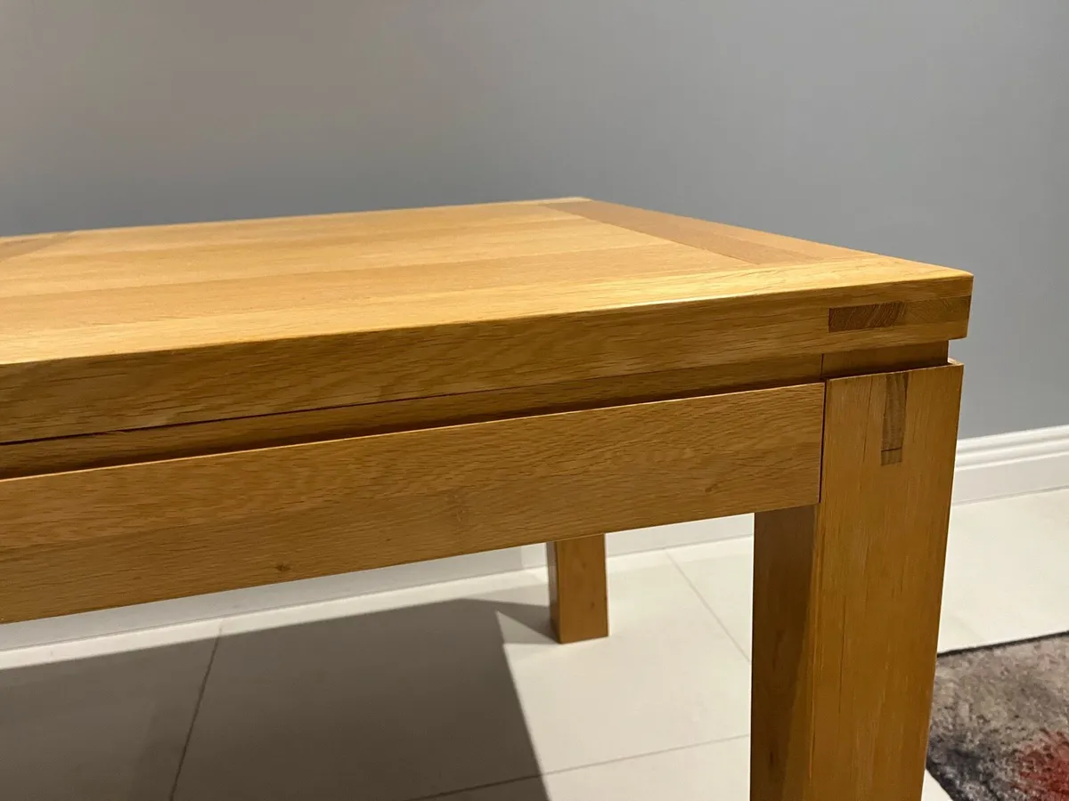 Oak Dining Table & 6 Chairs - Image 4