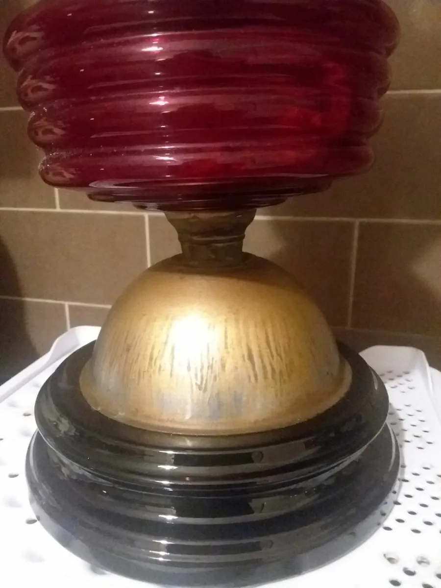 Antique double burner oil lzmp - Image 3