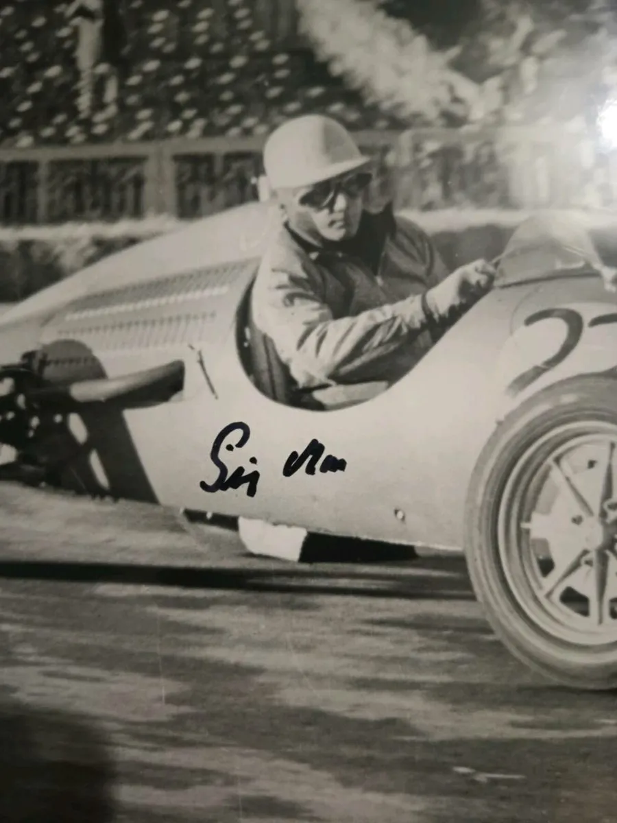 Sir Sterling Moss Framed Picture - Image 1