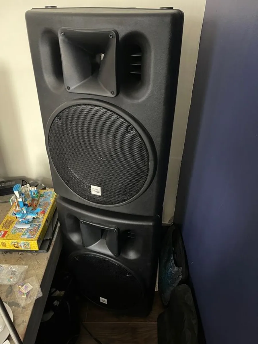 PA thomann box 502 x2, t-amp e-800, flight case 12u - Image 2