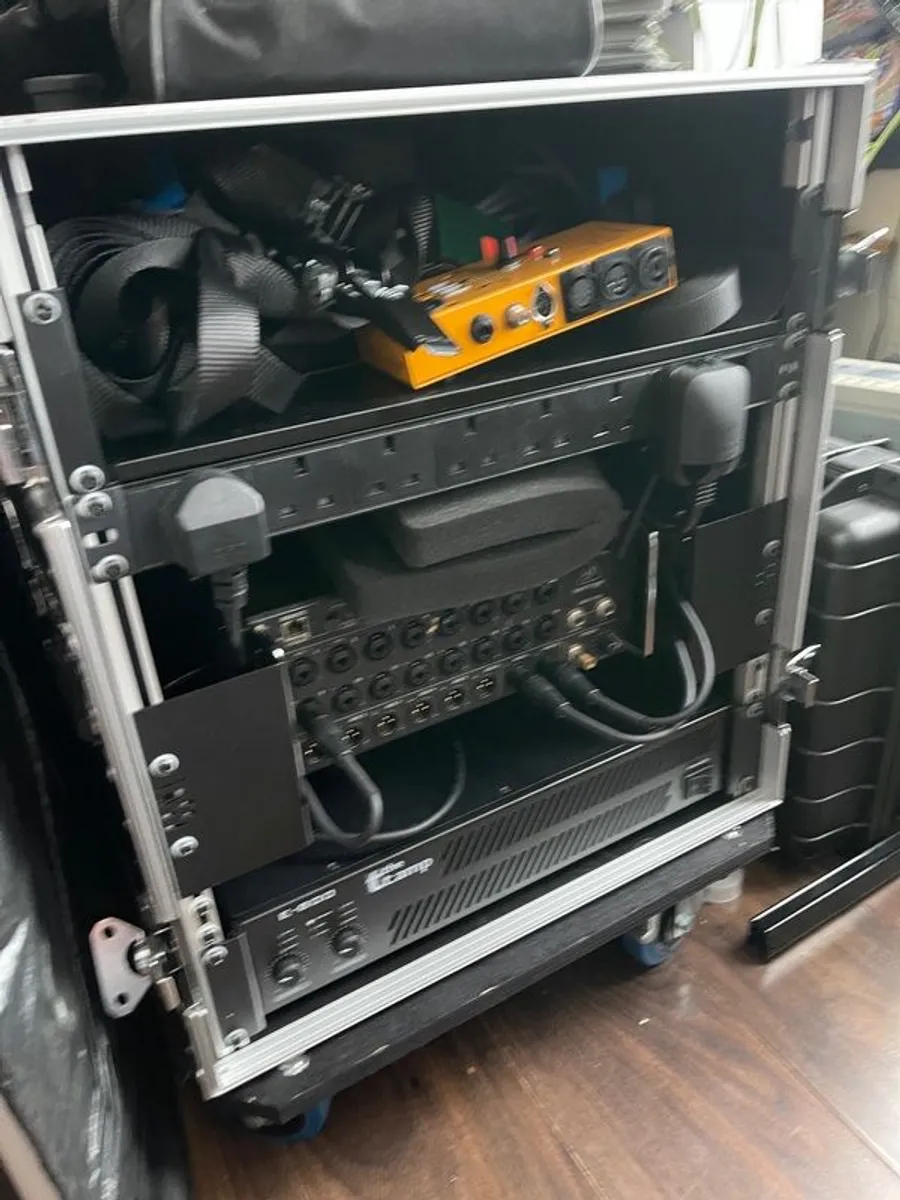 PA thomann box 502 x2, t-amp e-800, flight case 12u - Image 4