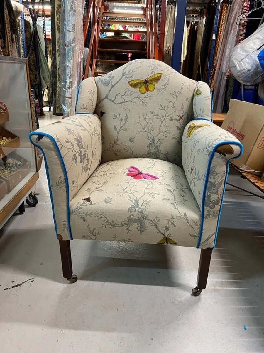 Designer Wingback Armchair - Image 1