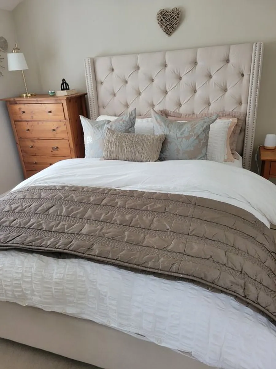 King Size Astoria Bed and King Koil Mattress - Image 1