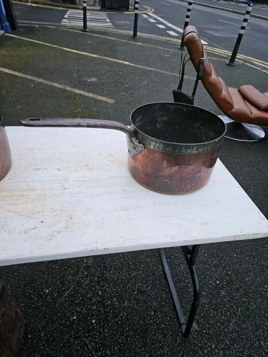 Vintage Copper Pot - Image 1