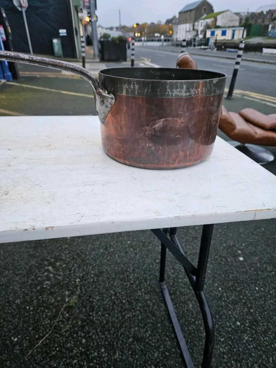 Vintage Copper Pot - Image 2