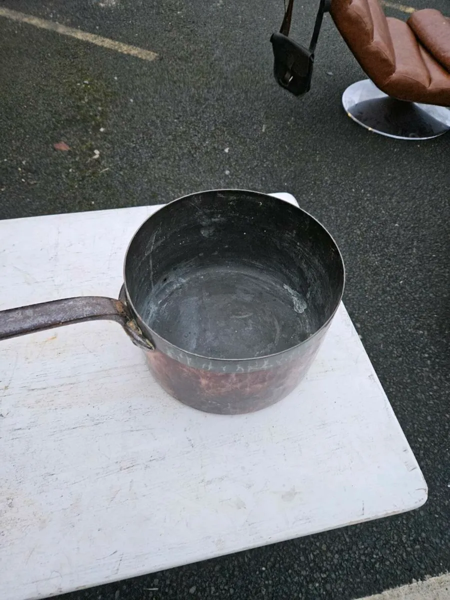 Vintage Copper Pot - Image 3