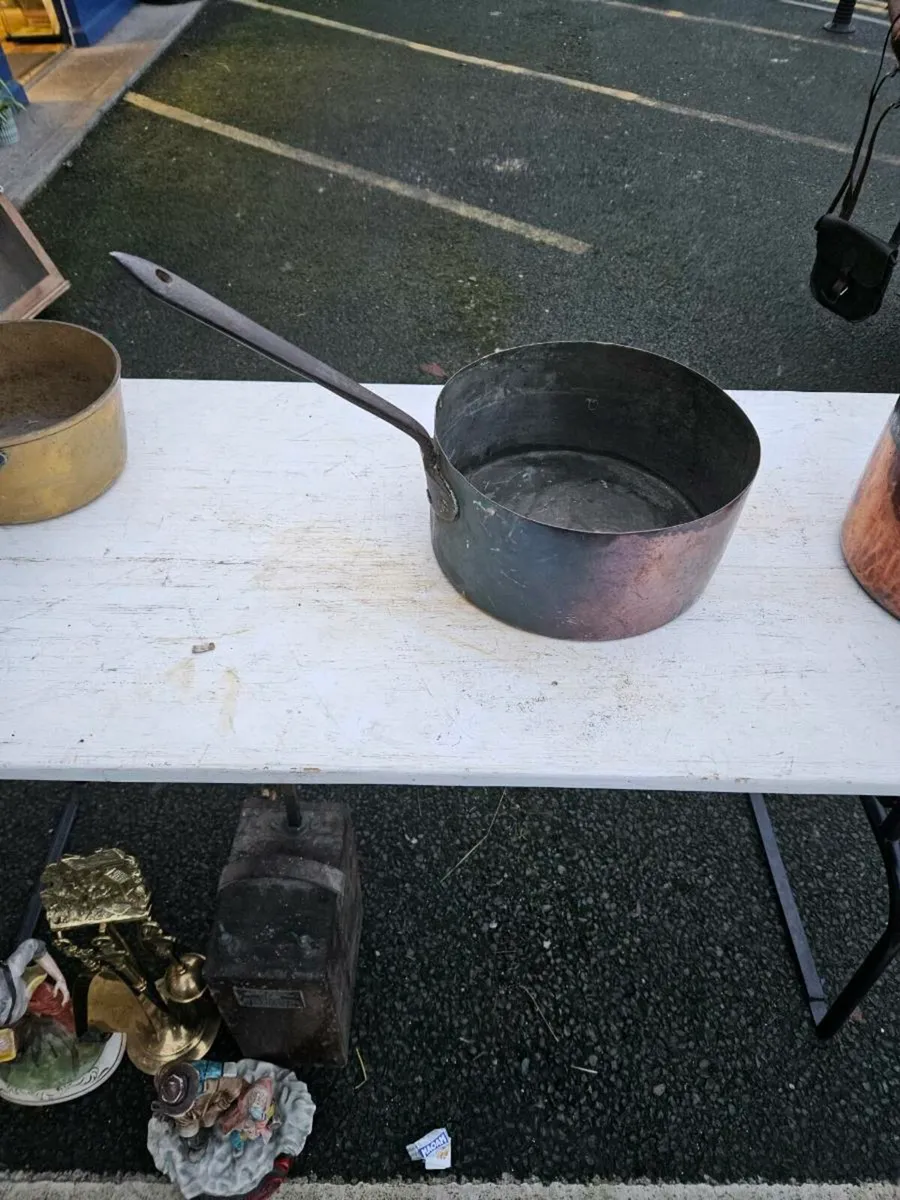 Vintage Copper Pot - Image 1